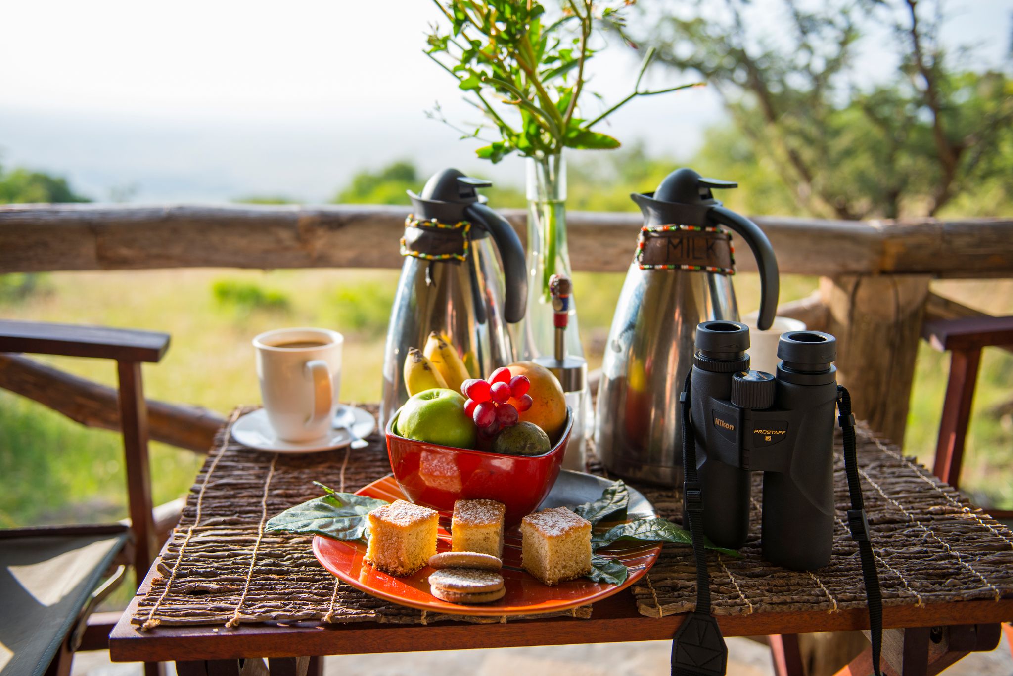 Breakfast at Kilima Camp